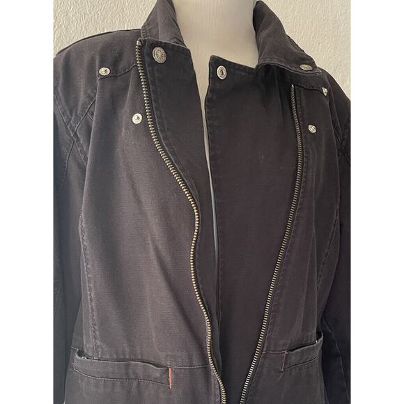 HARLEY DAVIDSON WOMENS RIDING JACKET * XL * BLACK EMBROIDERED MOTO JACKET - Picture 10 of 16